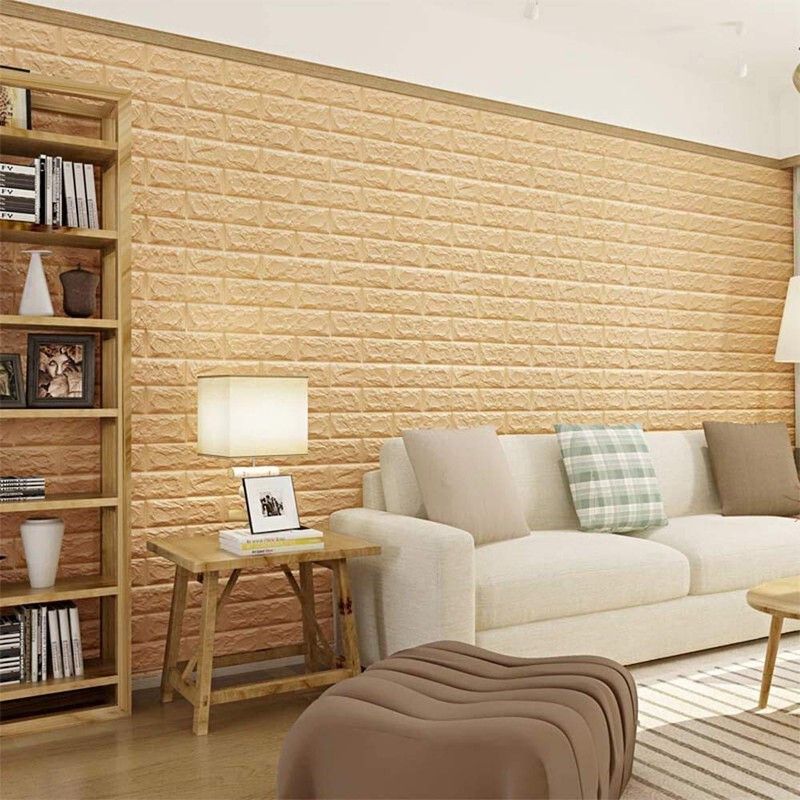 DARYANI Floral & Botanical Beige Wallpaper  (77 cm x 70 cm)