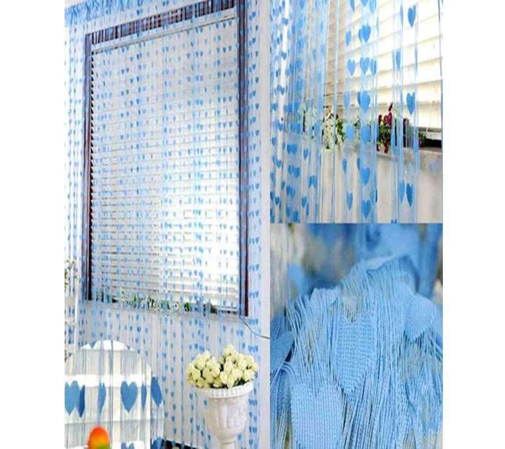 Heart shape net Curtain- 1 pcs