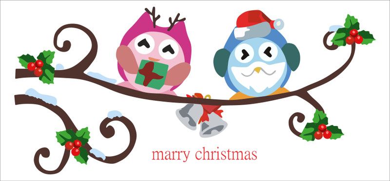 Psychedelic Collection 60 cm abstract merry christmas birds wall sticker Self Adhesive Sticker  (Pack of 1)