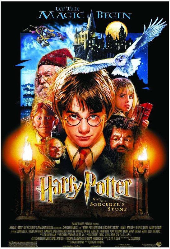 WB Official Licensed Harry Potter 1st / First Movie Poster A3+ 13 x 19 inches Paper Print  (19 inch X 13 inch, Rolled)
