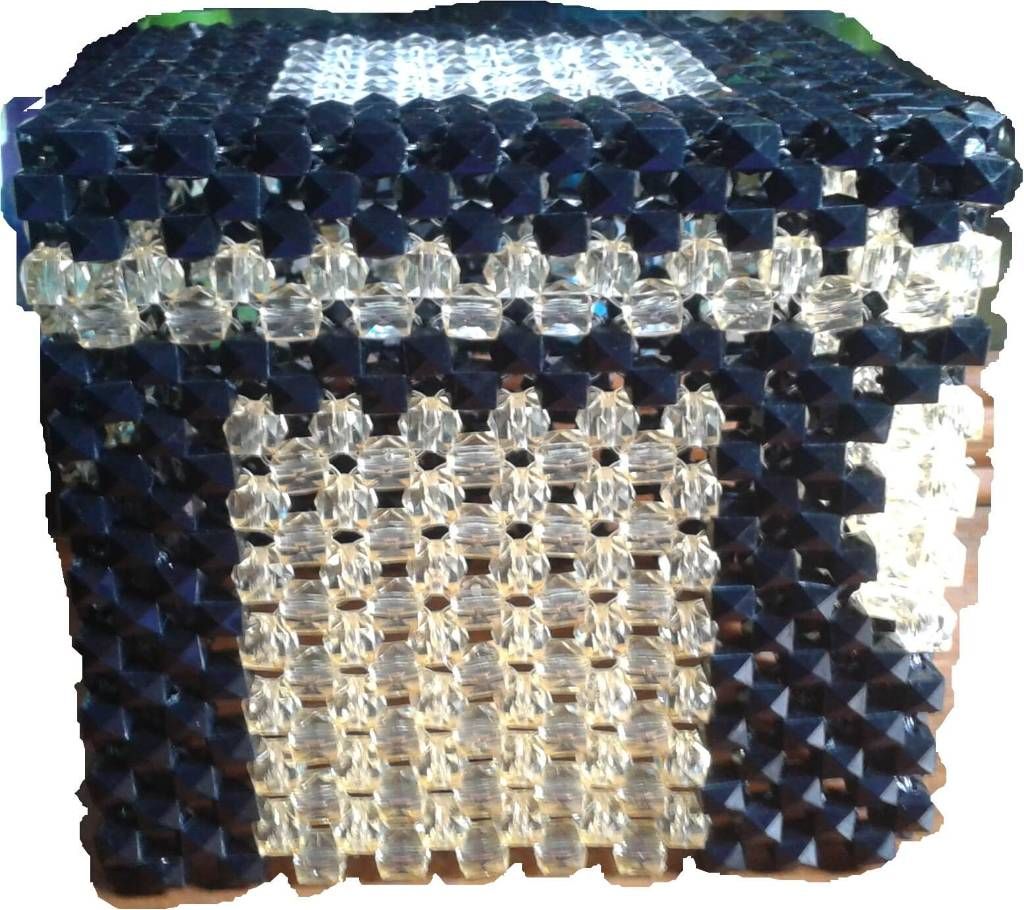 Crystal beaded  kaba sharif