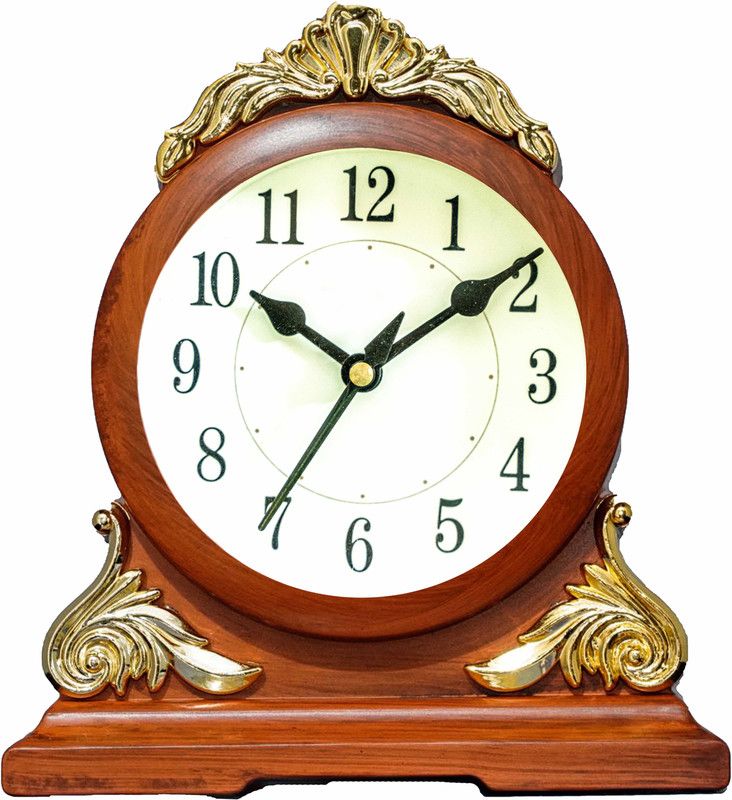 Analog Goldenwood Clock