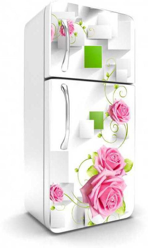 Kota Creation 61 cm Fridge Sticker Decorative Refrigerator Sticker PVC Vinyl Multicolour -KCFS-64 Self Adhesive Sticker  (Pack of 1)