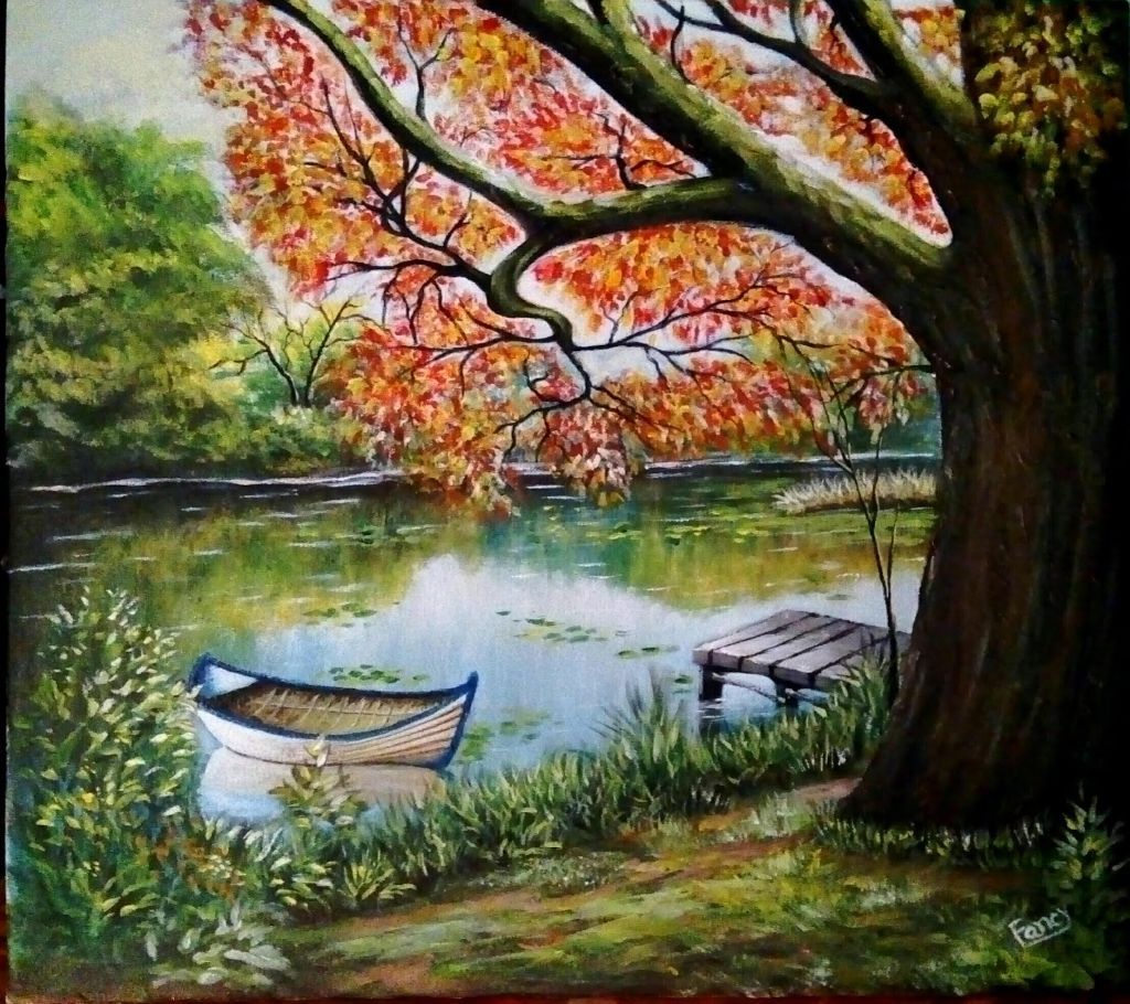 Acrylic Paintin On Canvas
