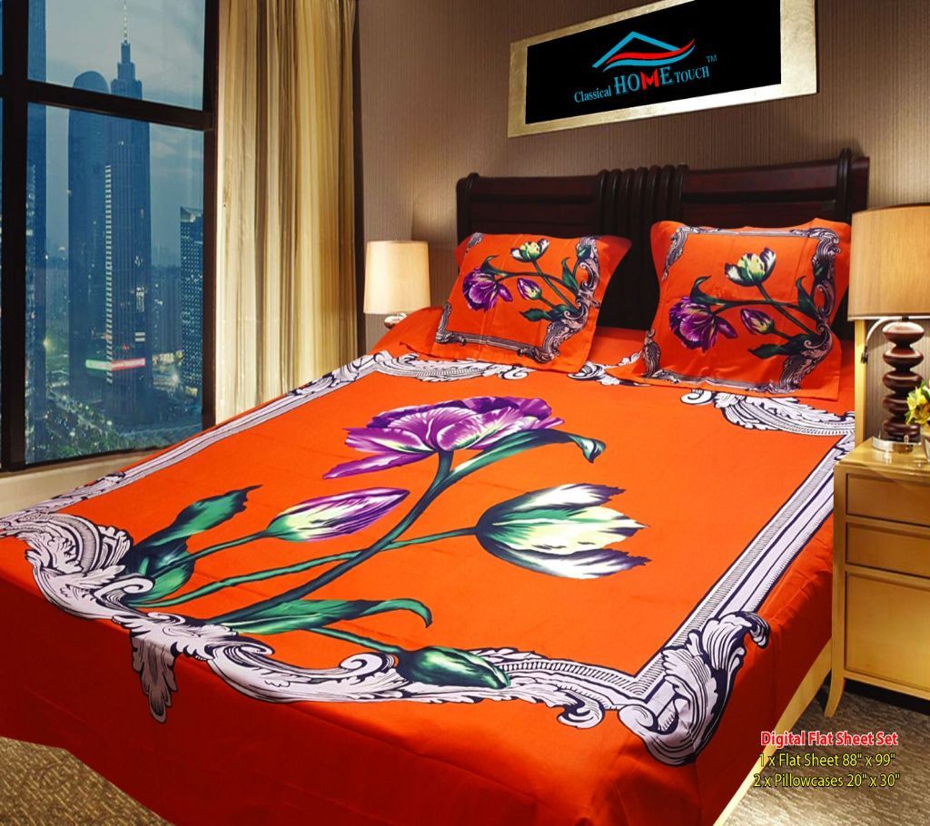 King Size Panel Bedsheet - 25 (1) - ANJ
