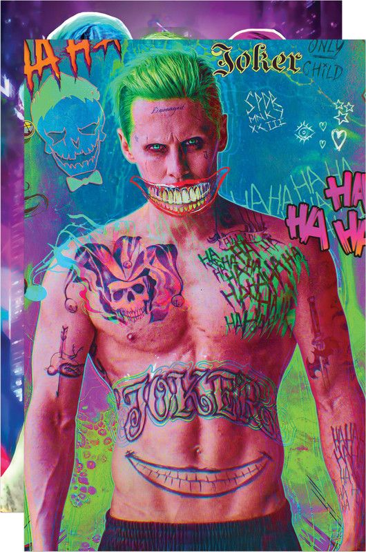 Set of 2 Suicide Squad Wall Poster for Home Decoration Paper Print  (18 inch X 12 inch, Rolled)
