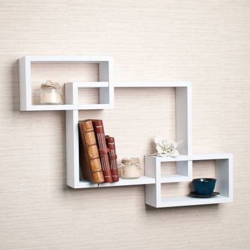 forex max handicrafts Interlock MDF Wall Shelf Dentistry Fiber Wall Shelves Package Of 1 Set Of 3 MDF (Medium Density Fiber) Wall Shelf (Number of Shelves - 3 packege of 1 MDF (Medium Density Fiber) Wall Shelf  (Number of Shelves - 3, White)