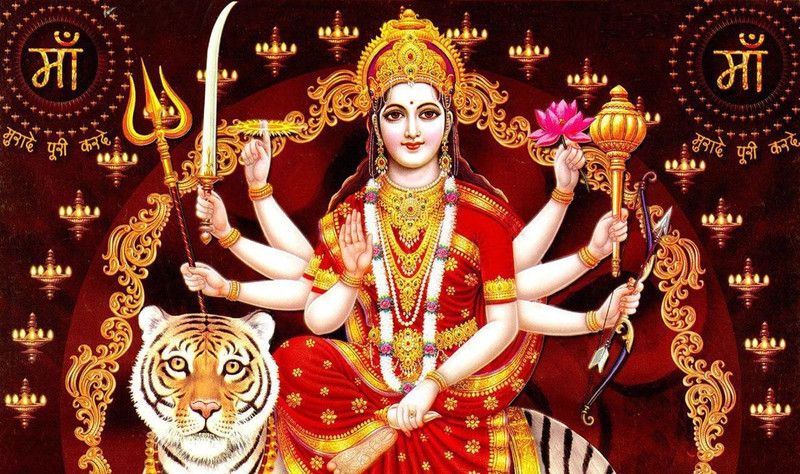 Navratri Poster Poster on fine art paper 13x19 Fine Art Print  (19 inch X 13 inch, Rolled)