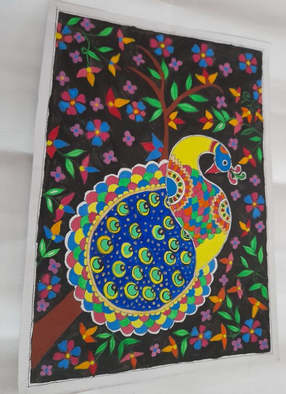Ipsha Cratives Watercolor 13 inch x 10 inch Painting  (Without Frame)