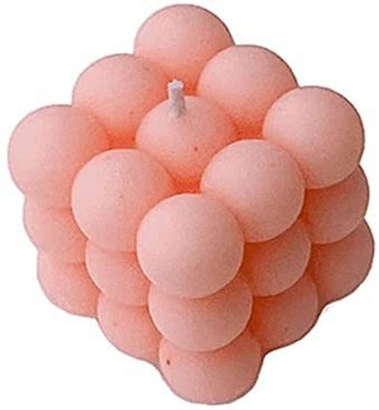 Scented Bubble Candle | Scented Candles For Home Décor Candle  (Pink, Pack of 1)