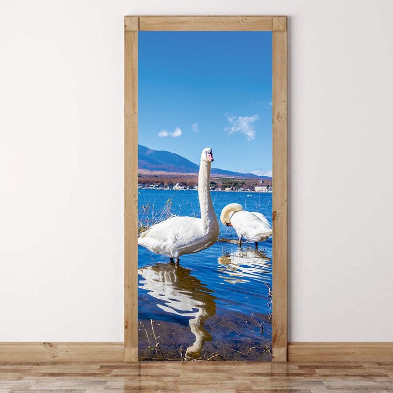 ALL DECORATIVE DESIGN Nature Multicolor Wallpaper  (76 cm x 198 cm)