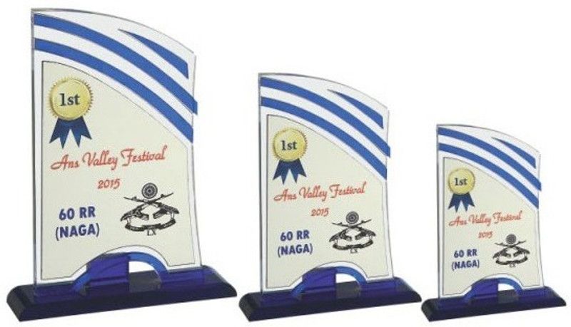 Super Collection ACRYLIC H 3 Trophy for Sports Award Ceremony Trophy  (M)