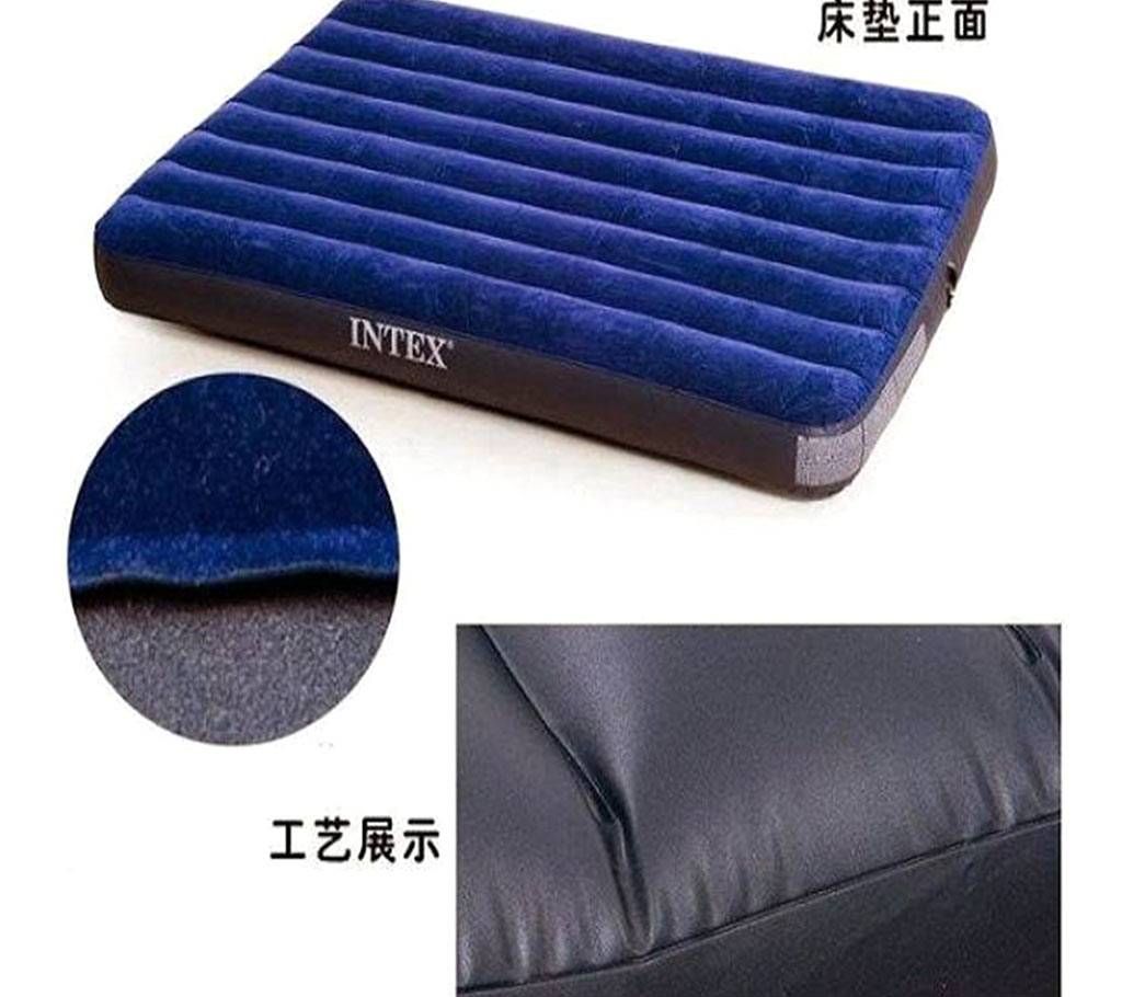 INTEX Inflatable Semi Double Air Bed With Air Pump
