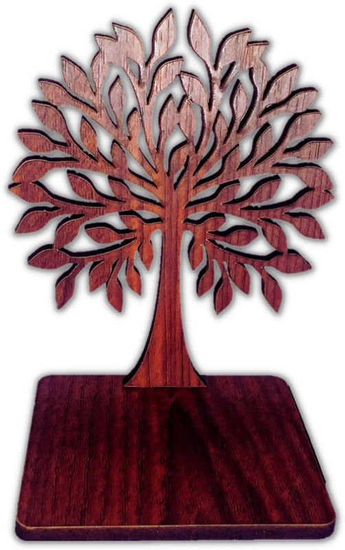 Alcraft craft WOODEN TREE BROWN, BEST FOR GIFT ITEMS Wood Alcraft sells Decorative Showpiece - 11 cm  (Wood, Brown)