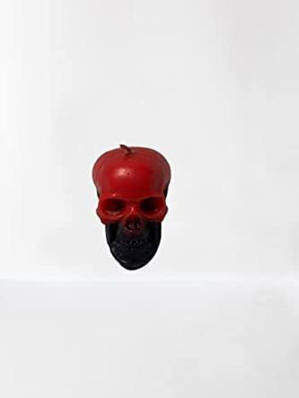 Skull Candle for Negativity Removal and Relationship… Candle  (Red, Pack of 1)