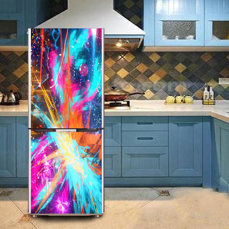 K2A Studio 60 cm the atlas abstract digital design Self Adhesive Sticker  (Pack of 1)