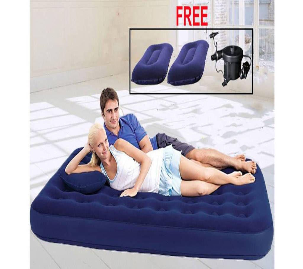 Best way Comfort Quest Air Bed with Pump and Pillow