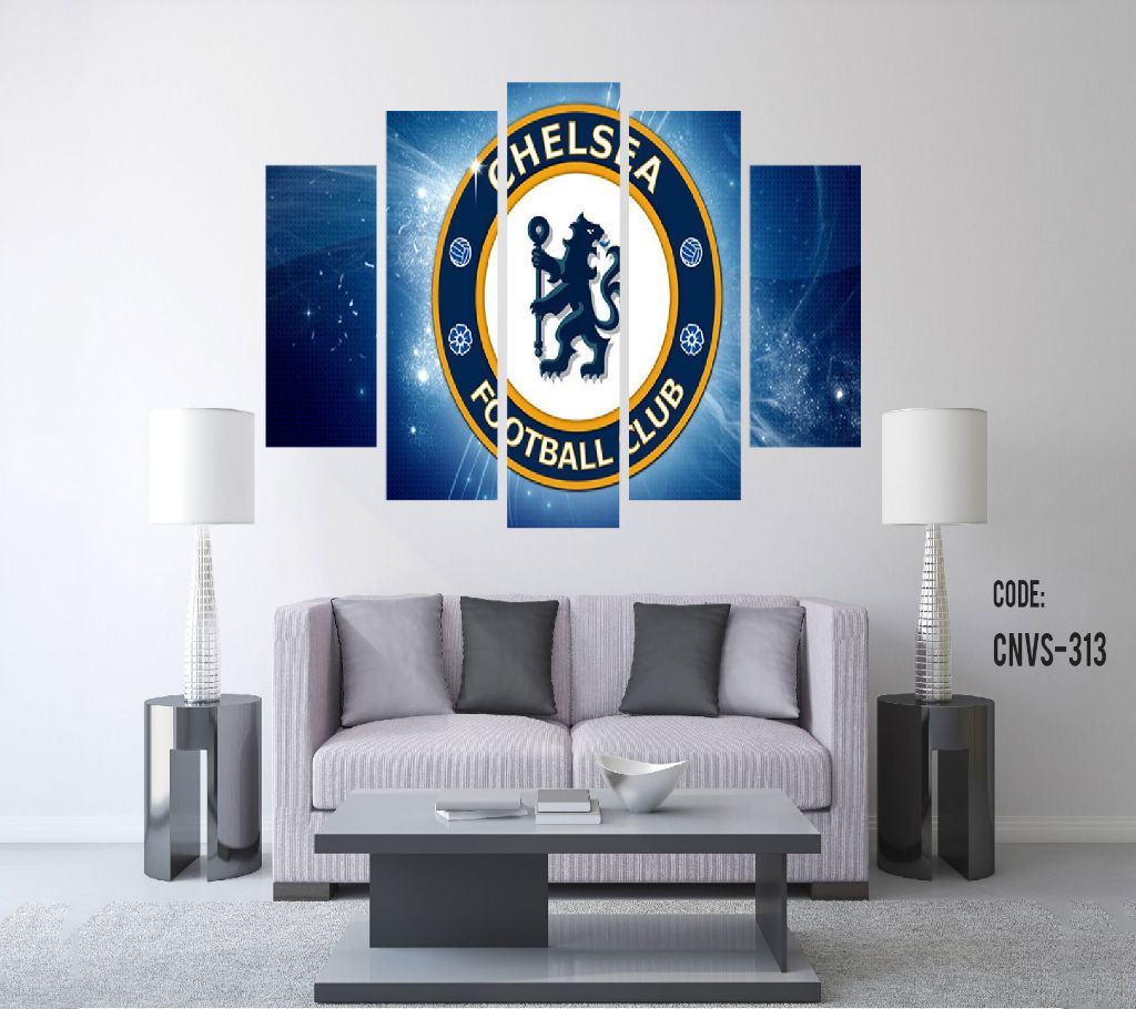 CNVS-313 Chelsea Football Club Wall Canvas Art Prints 48 inch x 36 inch