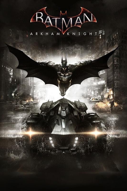 Batman arkham knight Poster POSTER PRINT ON 36X24 INCHES Photographic Paper  (36 inch X 24 inch, Rolled)