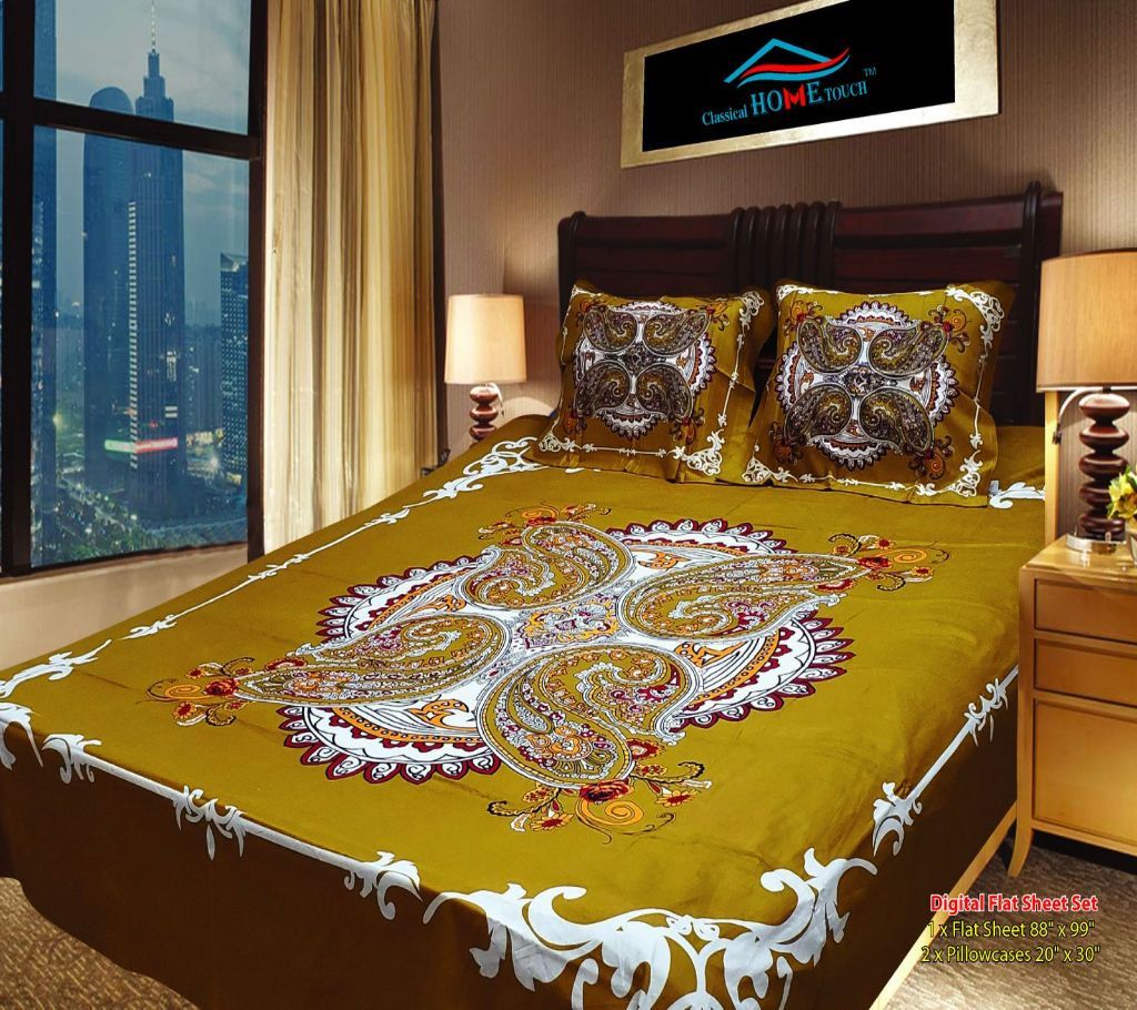 Panel Bed Sheet - Muddy - 58(1) - ANJ