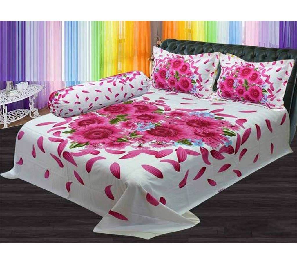 4 -piece King-Size Twill Double Bed Sheet