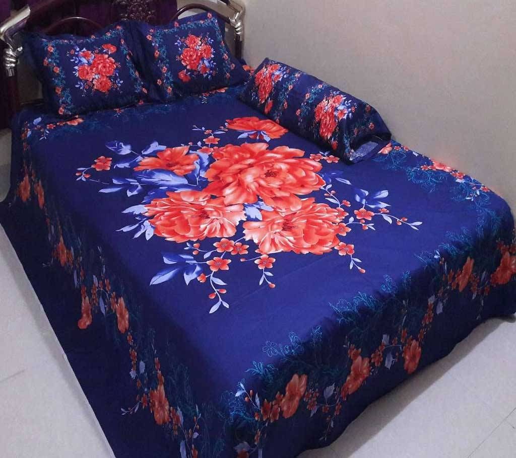 Cotton King Size Bed sheet Set - 4 Piece (BS 004)