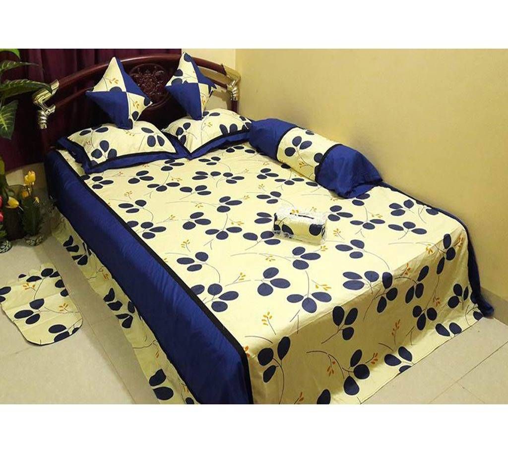 Cotton King Size Bedsheet Set - 8pcs (AF 036)
