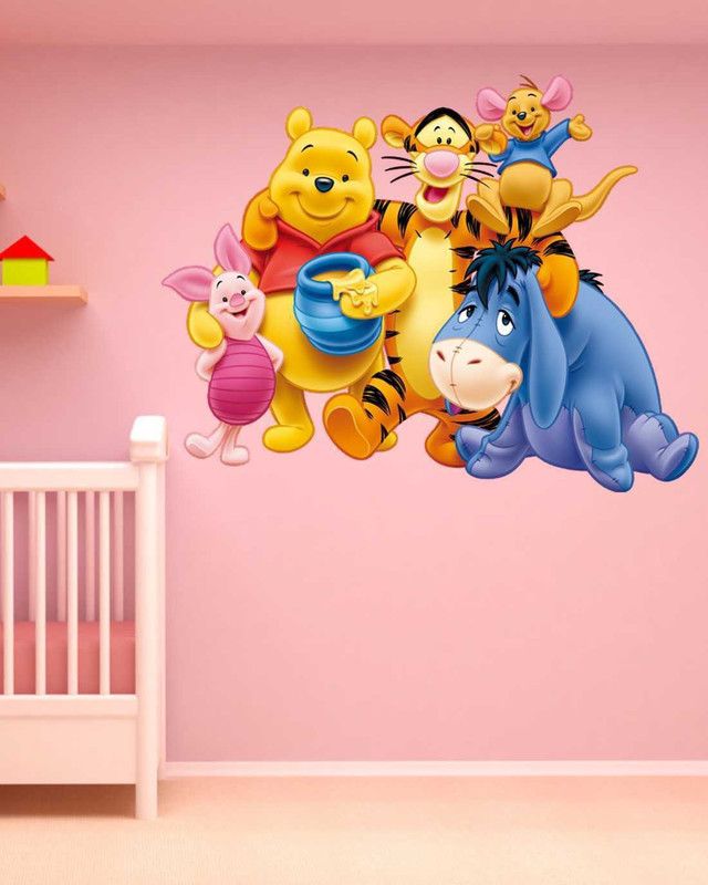 BALKRISHNA WALL STICKER 75 cm TEDDY BEER Self Adhesive Sticker  (Pack of 1)
