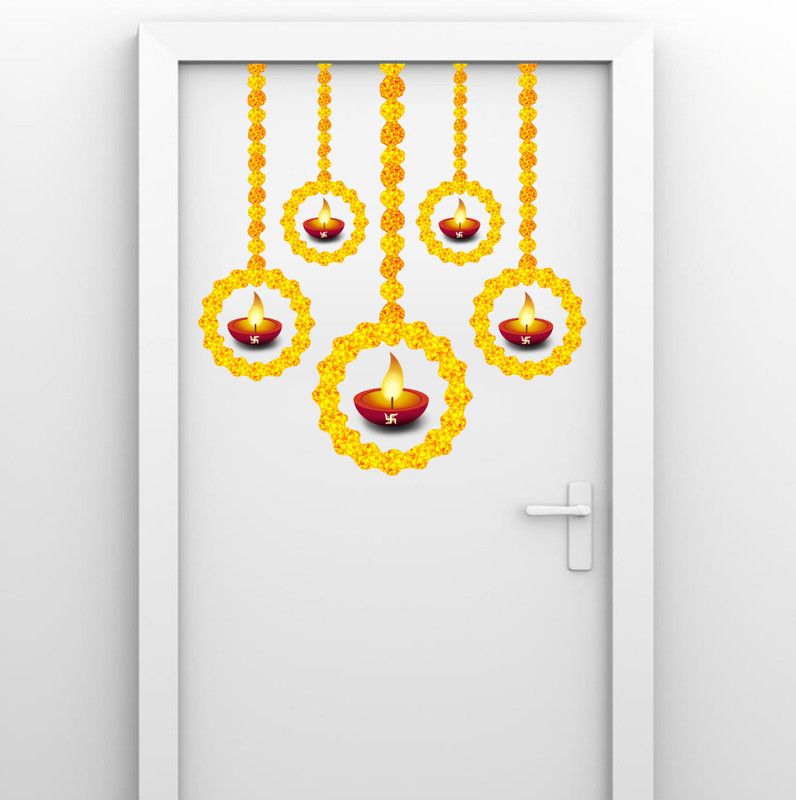 WALL STICKER 50 cm GNWD247 Self Adhesive Sticker  (Pack of 1)
