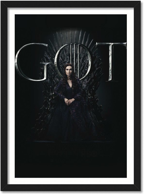 GAME OF THRONES TV SERIES FRAMED POSTER FOR ROOM & OFFICE (10 X 13 INCH ) FRAMED Paper Print  (13 inch X 10 inch, Framed)