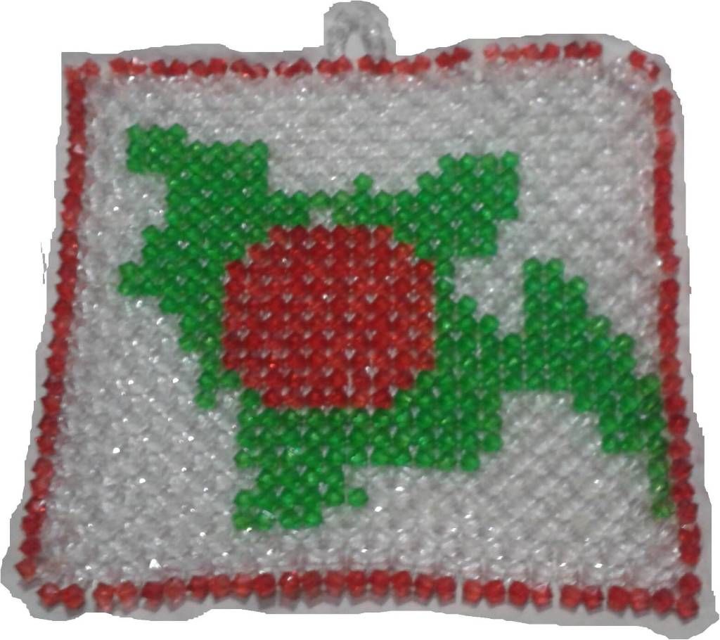 Crystal beaded  map walmat