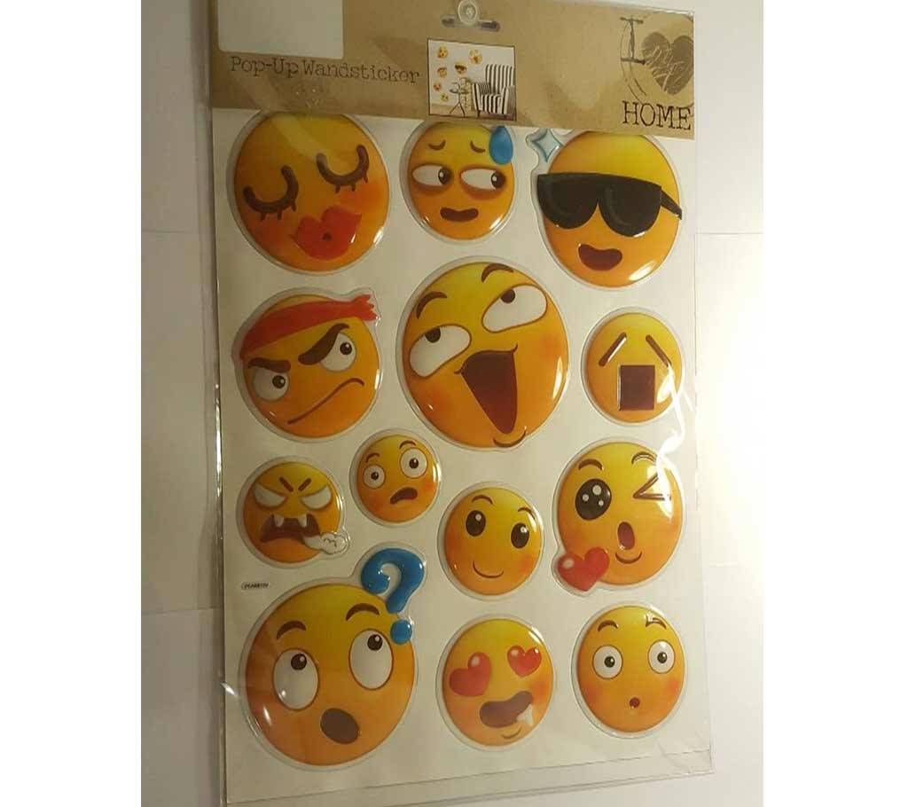 POP-UP Emoji Wall Sticker