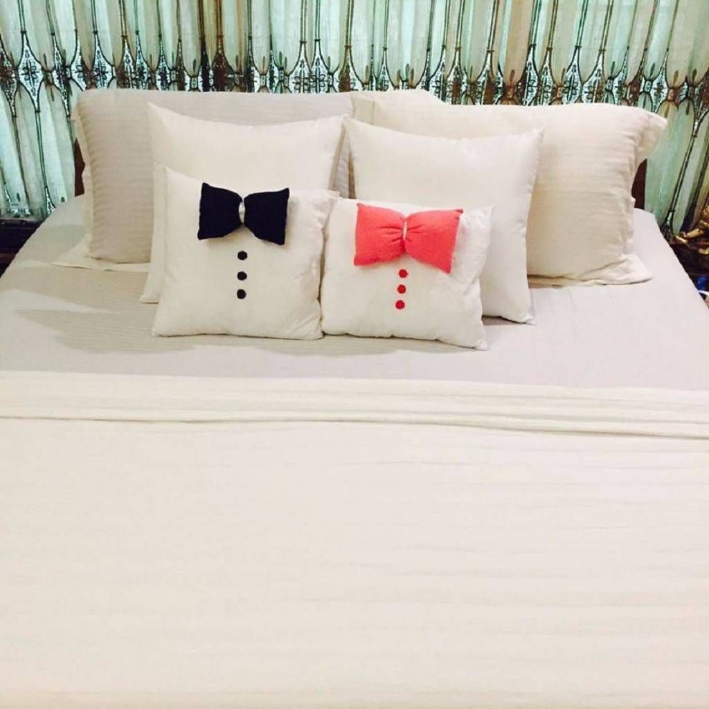 Bow Cotton Pillow