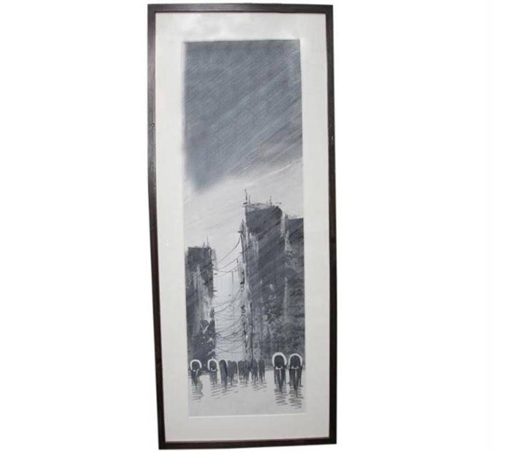 City flood painting