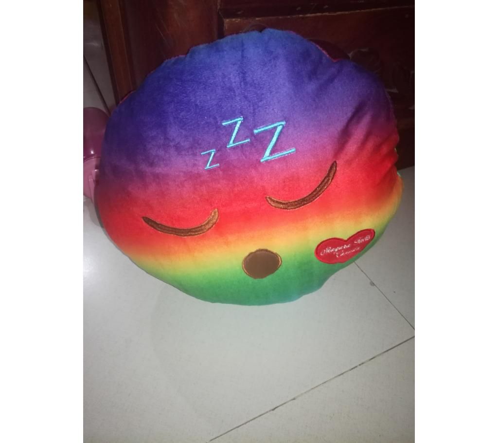 multi sleeping emoji pillow