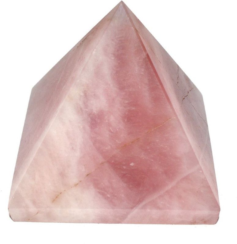 Vyne Rose Quartz Pyramid, 10-15 mm Decorative Showpiece - 3 cm  (Stone, Pink)