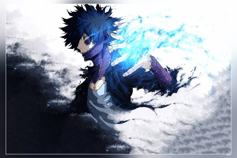 My Hero Academia Dabi Boku No Hero Academia Matte Finish Poster Paper Print  (12 inch X 18 inch, rolled)