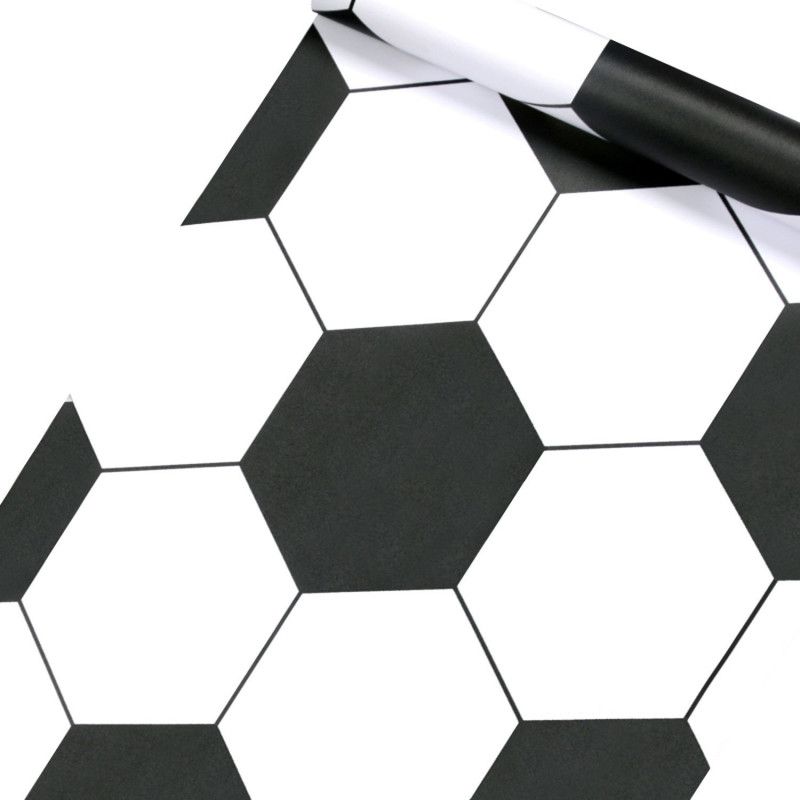 JAAMSO ROYALS Decorative Black, White Wallpaper  (1000 cm x 60 cm)