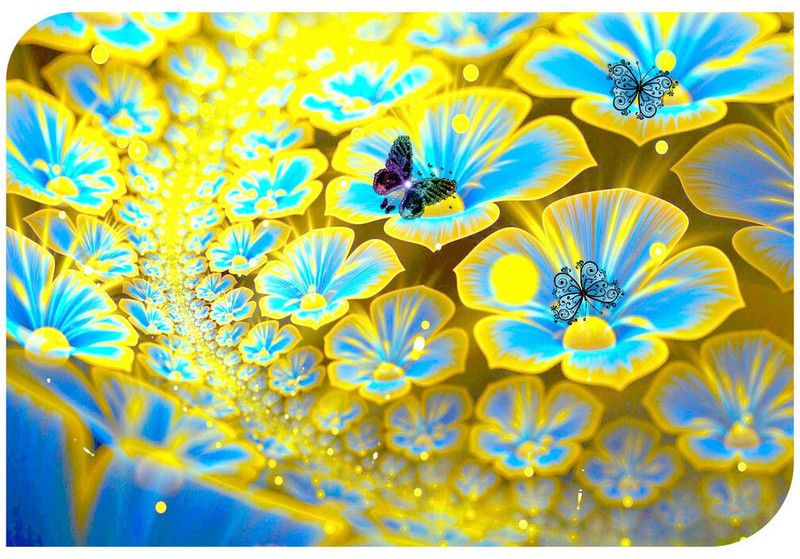 NATURE FLOWER 3D Poster  (19 inch X 28 inch, NATURE FLOWER)