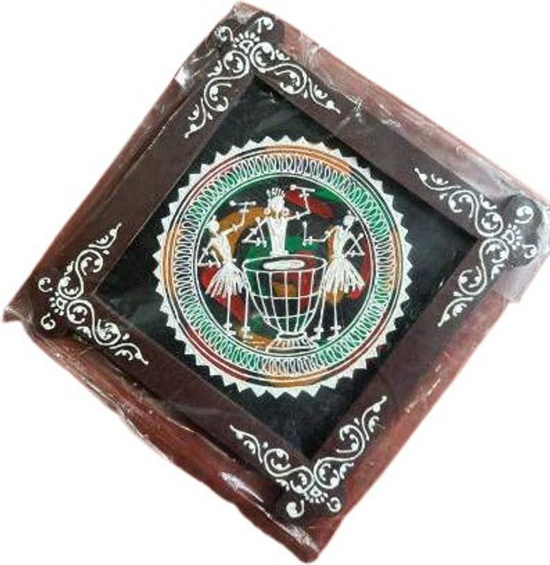 ODIA BAZAR Tribal Designed Handcrafted wooden Wall Hanging Frame  (Multicolor)