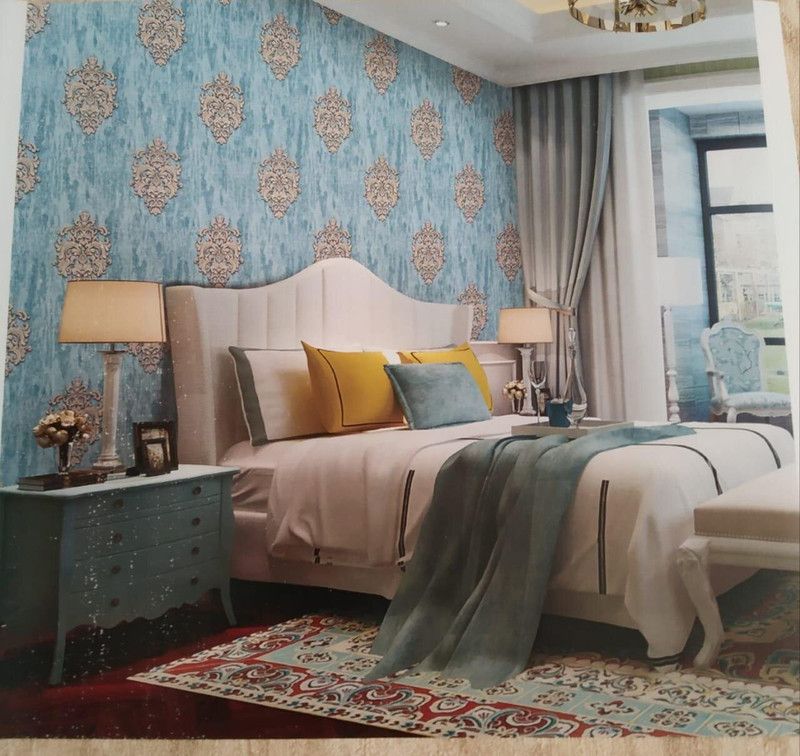 al-namra enterprise Historical Places Blue Wallpaper  (53 cm x 10 cm)