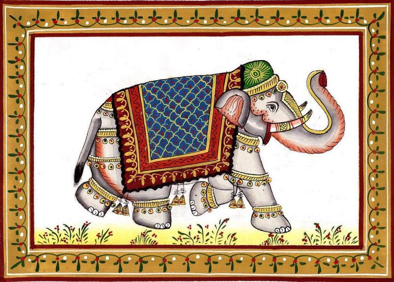 Generic Handmade-Water-Color-Painting-Elephant-without-frame- (8.5 x 10.5 inch) Watercolor 10.5 inch x 8.5 inch Painting  (Without Frame)