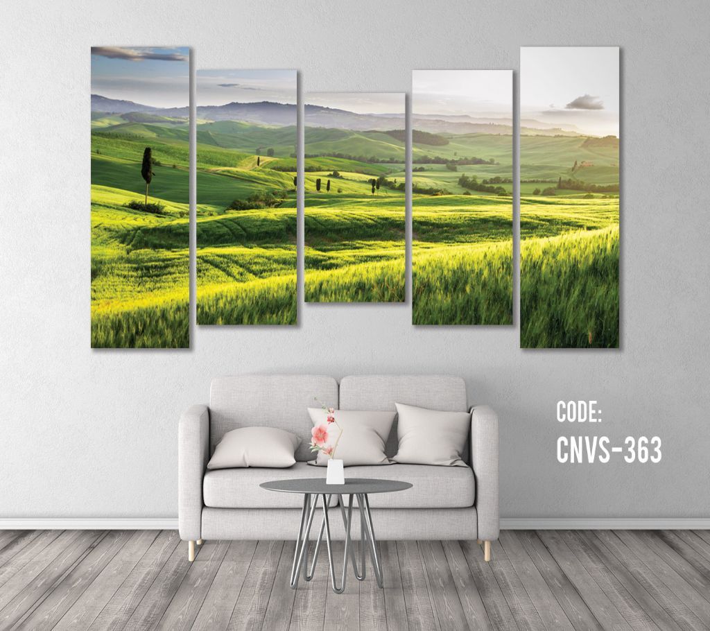 CNVS-363 Green Nature Wall Canvas Art Prints 78 inch x 48 inch
