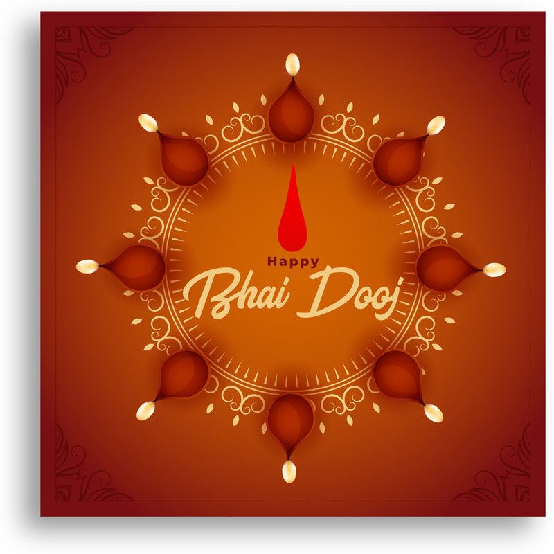 PRINTHUSB 30.48 cm Diwali Rangoli Sticker For Room Home office Tile Floor Decor (Size12x12 Inch)S20 Self Adhesive Sticker  (Pack of 1)