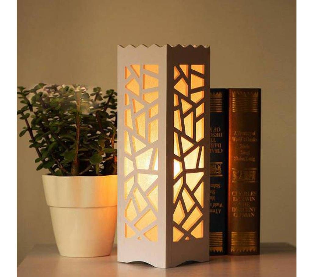 Carved Table Lamp