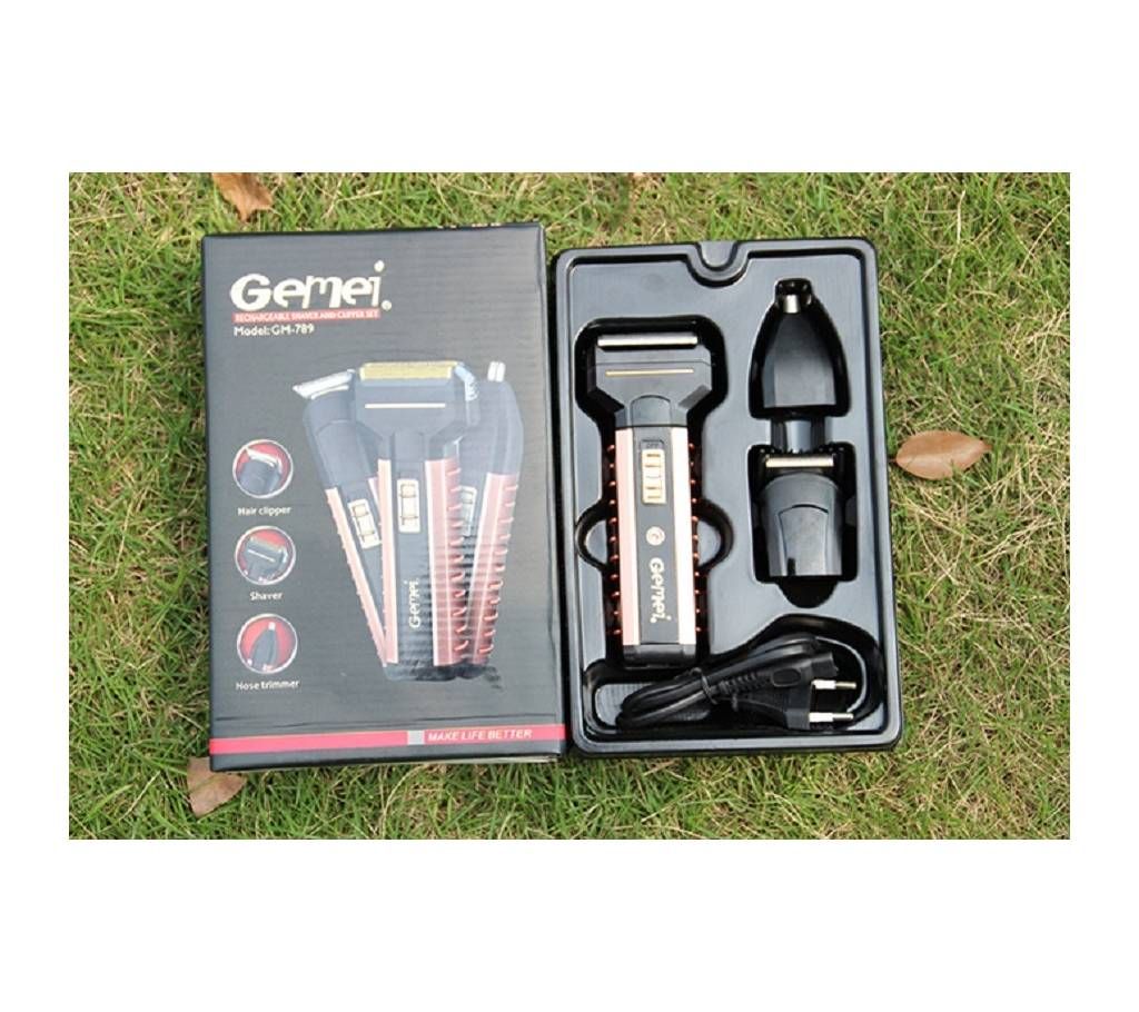 Gemei rechargeable shaver and clipper GM-789