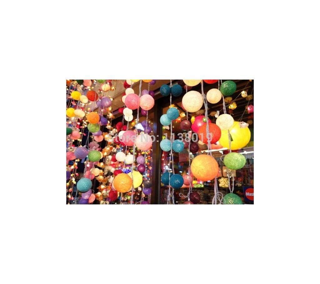 Multi color home decoration lamp 20 piece 
