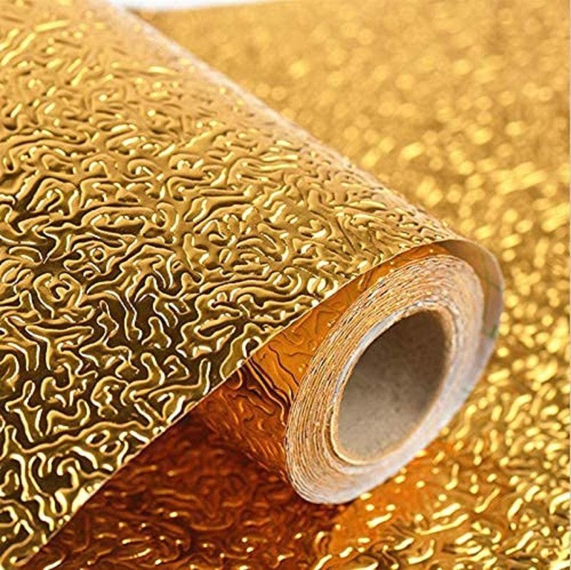 WolTop Abstract Gold Wallpaper  (200 cm x 60 cm)