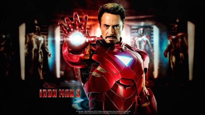 Iron Man 3 Iron Man Print Poster on 13x19 Inches Paper Print  (19 inch X 13 inch, Rolled)