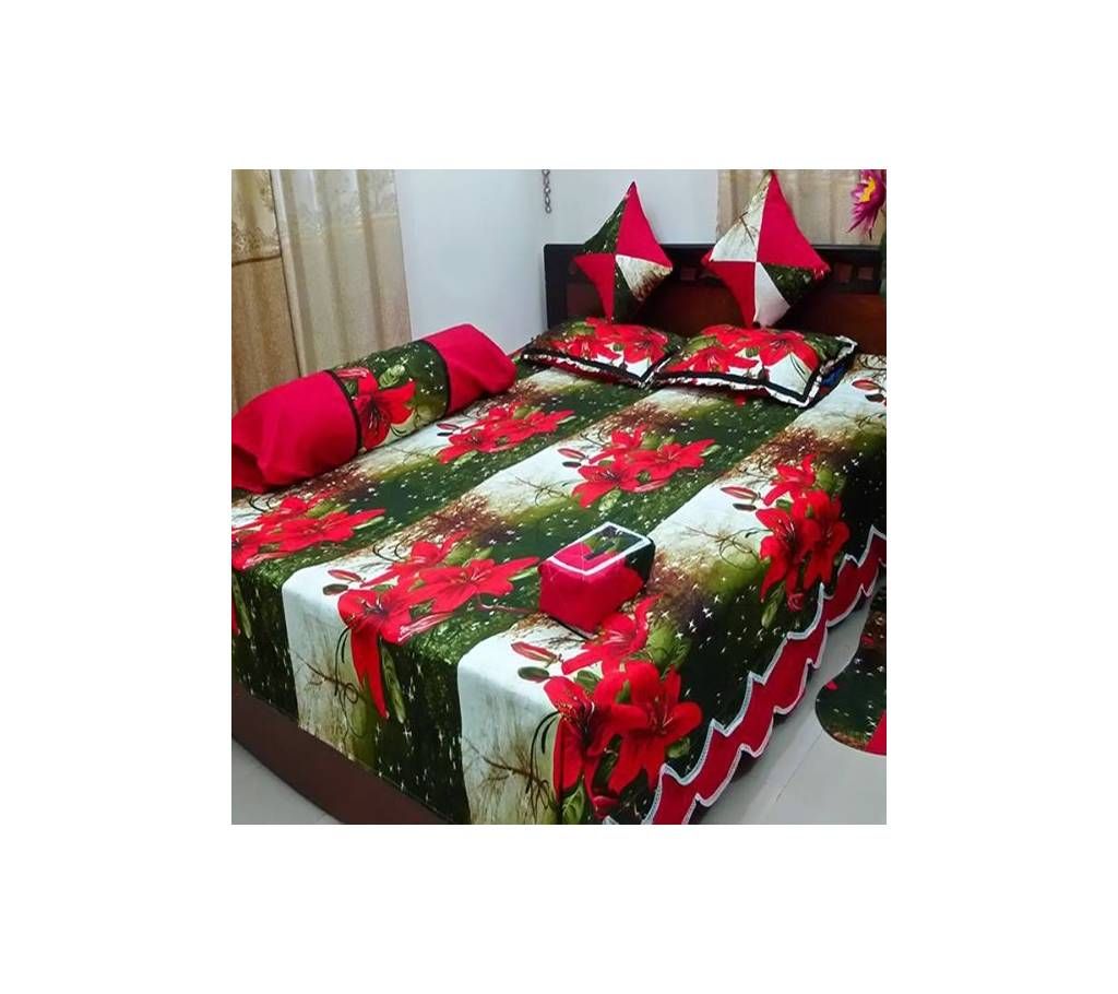 100% cotton colorful bed sheet